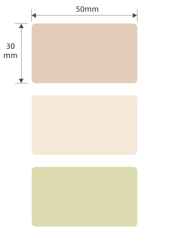 NIIMBOT ラベル B1 B21Pro B31 B3S 感熱ラベル ラベルプリンター NIIMBOT 純正ラベル 値札ラベル DIY 宛名ラベル 印刷 2インチ