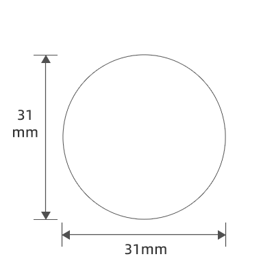 NIIMBOT ラベル 丸タイプ B1 B21Pro B31 B3S 感熱ラベル ラベルプリンター NIIMBOT 純正ラベル 値札ラベル DIY