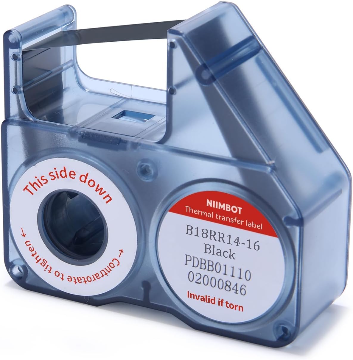 NIIMBOT N1 ラベルプリンター 名前シール 専用 ラベル カーボンリボン カートリッジ リボン ブラック ホワイト レッド ブルー グリーン ピンク 動物