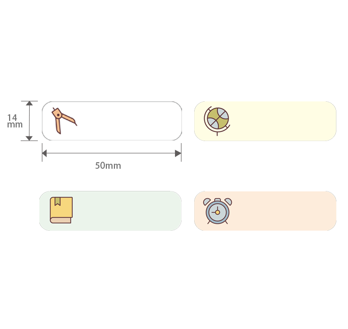 NIIMBOT ラベル D11 D110 D11H D110M D101 H1S 感熱ラベル ラベルシール NIIMBOT ラベルプ リンター 純正ラベル 値札ラベル 名前シール DIY